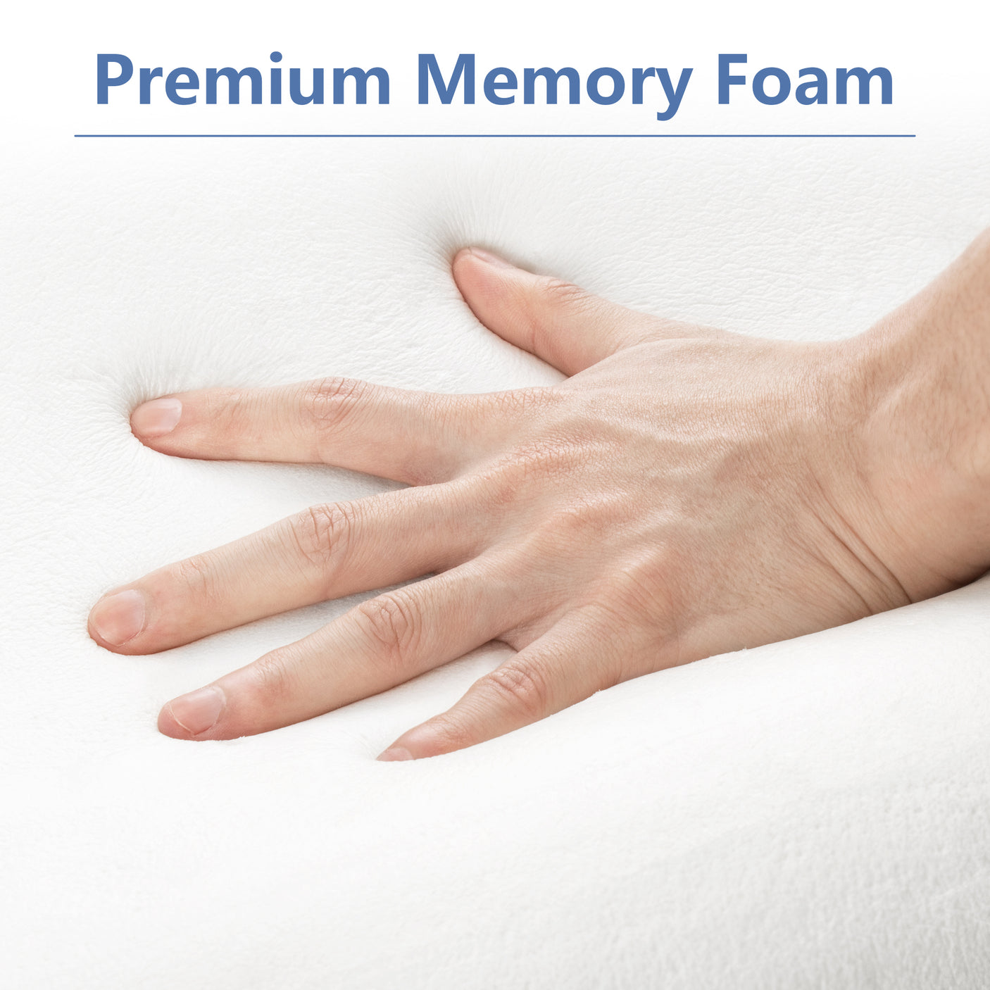 Memory Foam Back Sleep Training Pillow for Keep Head Straight Wrinkle Prevention - Beauty Pillow for Anti Wrinkle & Anti Aging.