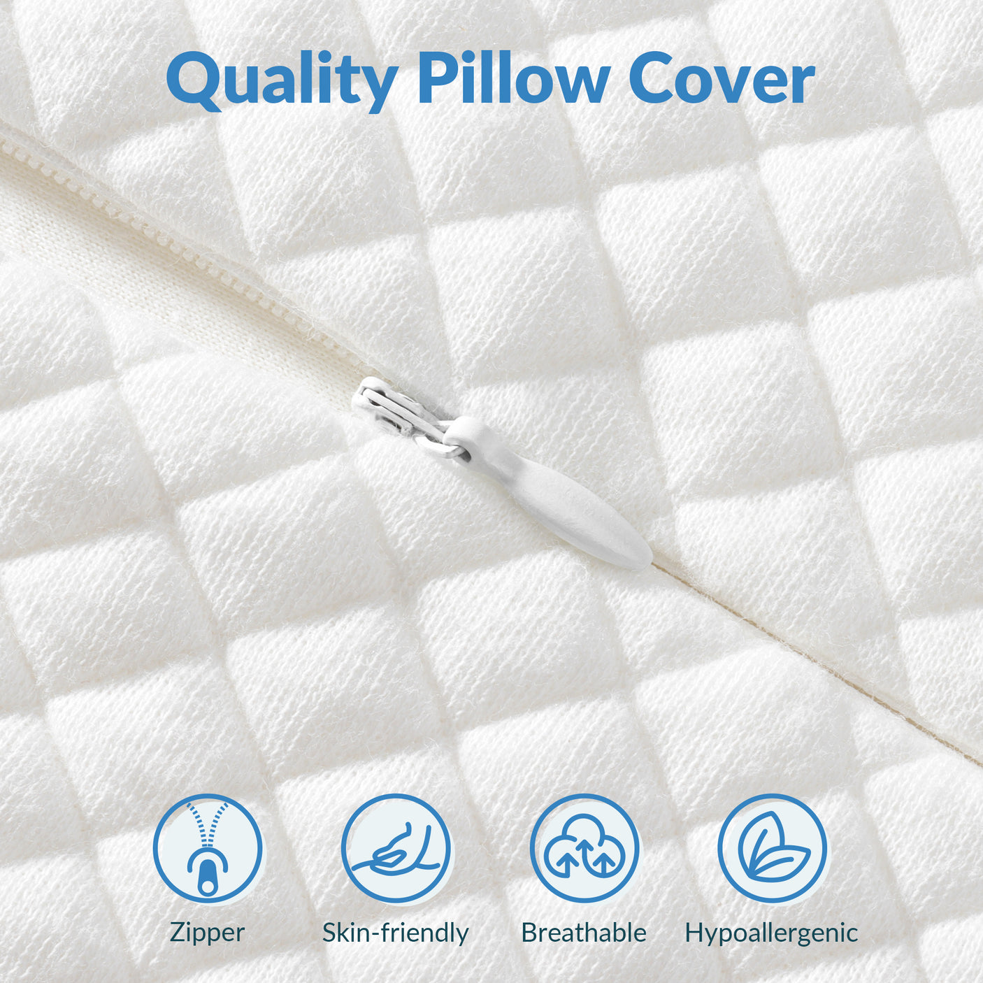Contour Memory Foam Pillow, Cervical Pillow for Neck Pain Relief, Orthopedic Sleeping Pillows Side, Back and Stomach Sleepers.