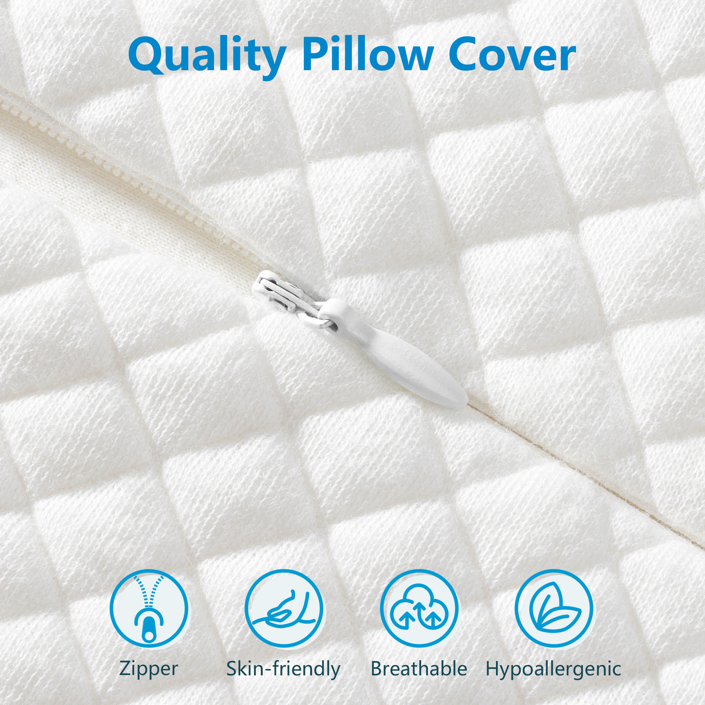 Contour Memory Foam Pillow, Cervical Pillow for Neck Pain Relief, Orthopedic Sleeping Pillows Side, Back and Stomach Sleepers.