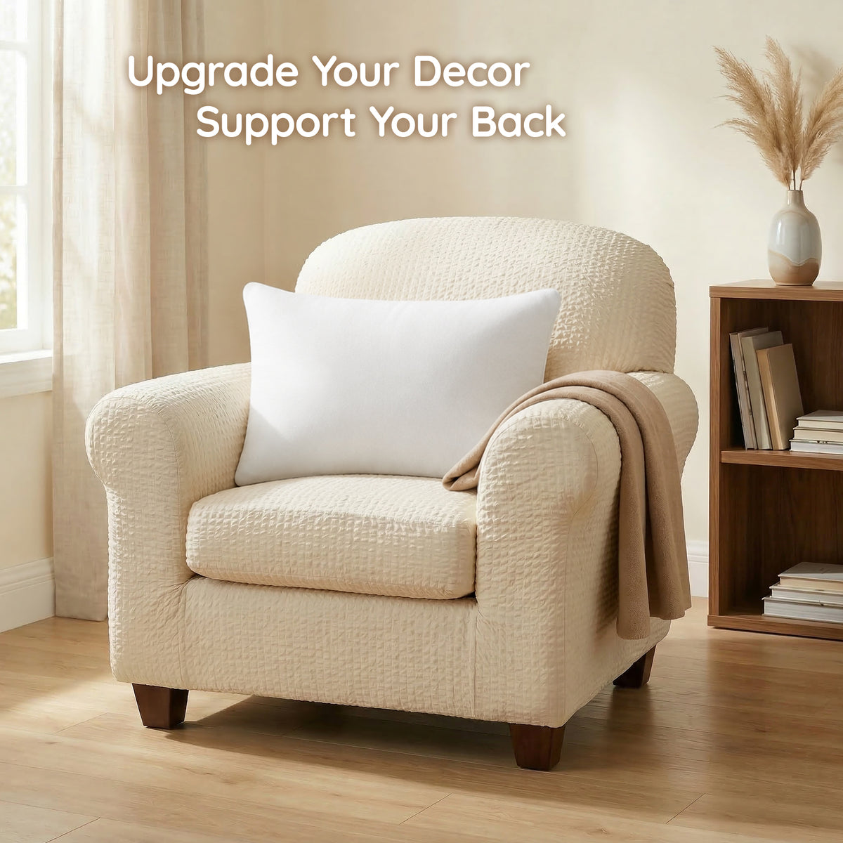Throw Pillow Memory Foam Pillow Insert - Rectangular Lumbar Support Pillow for Decorative Cushion Bed Couch Sofa - Non-Deforming Over Time