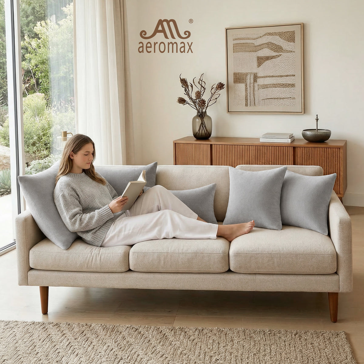 Throw Pillow Memory Foam Pillow Insert - Rectangular Lumbar Support Pillow for Decorative Cushion Bed Couch Sofa - Non-Deforming Over Time