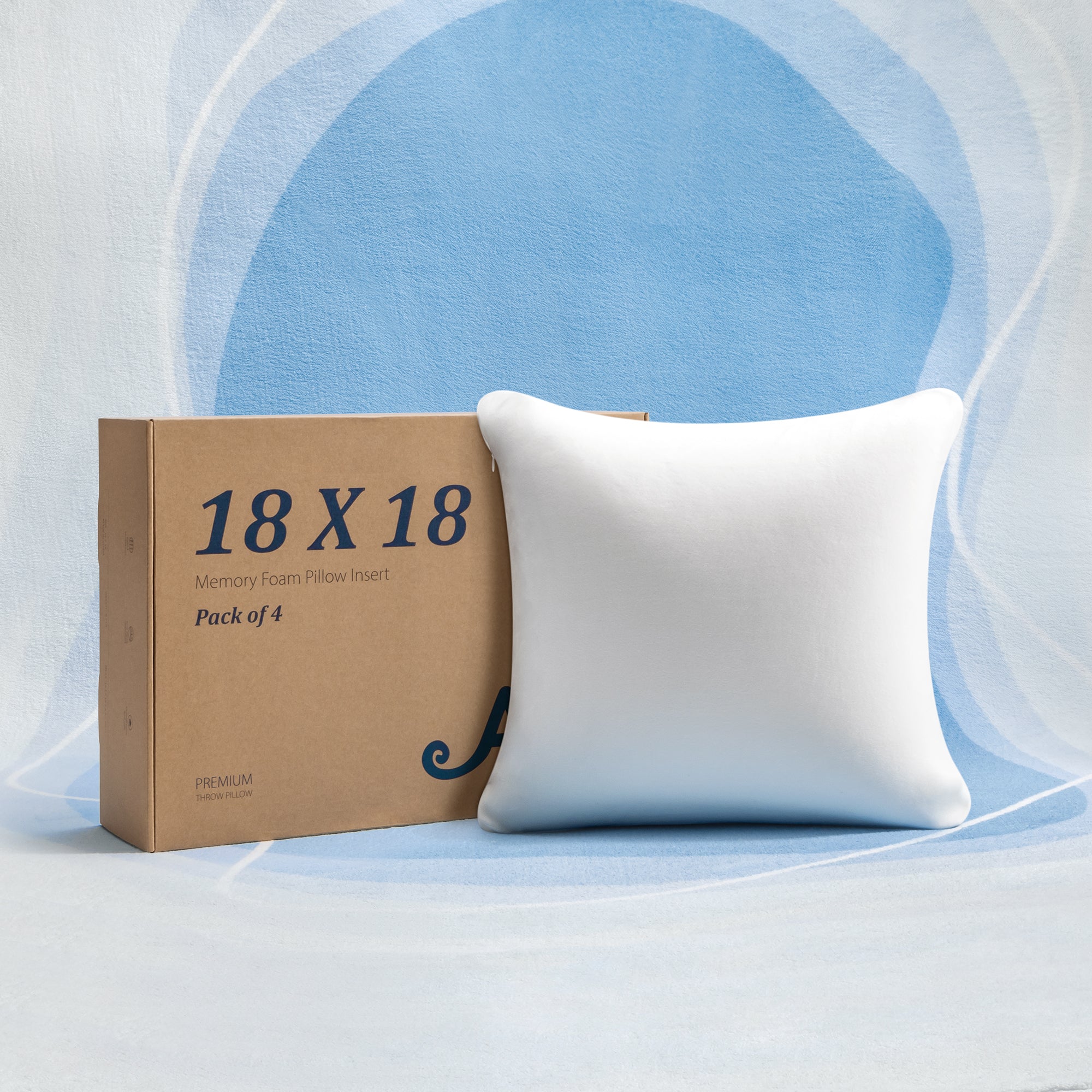Throw Pillow Memory Foam Pillow Insert - Rectangular Lumbar